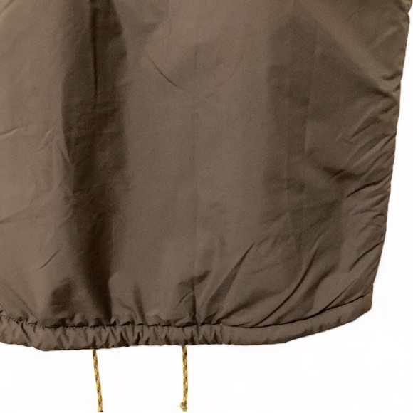 H&M Sport Olive Sherpa Fleece Vest Size Small - Picture 3 of 7